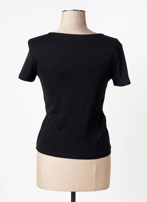 T-shirt noir MANGO femme