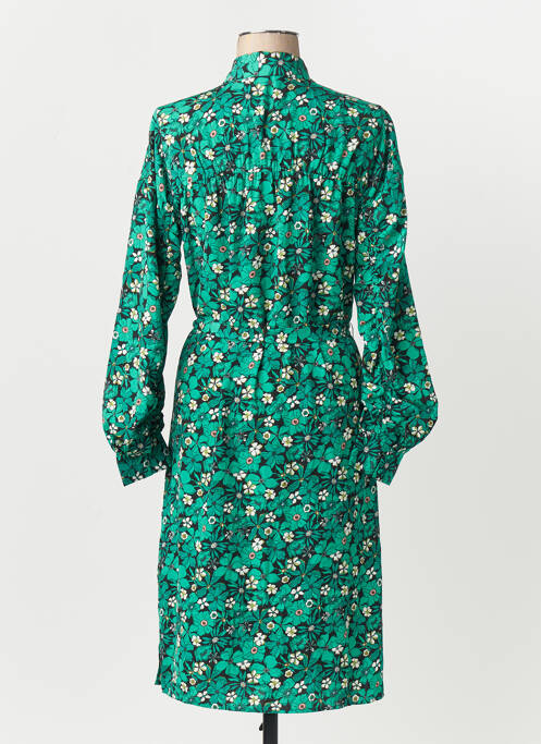 Robe longue manches 3/4 vert ONLY femme