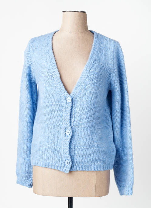 Gilet manches longues bleu MORE & MORE femme