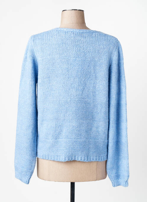 Gilet manches longues bleu MORE & MORE femme