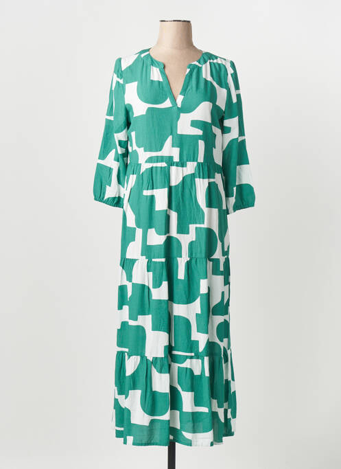 Robe longue vert STREET ONE femme