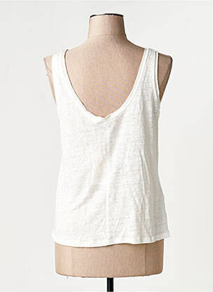 Débardeur blanc MANGO femme