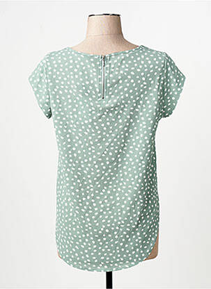 Top manches courtes manches courtes vert ONLY femme