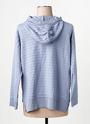 Sweat-shirt à capuche manches longues manches longues bleu ONLY femme