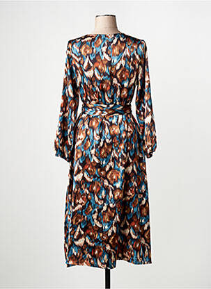 Robe longue marron JS MILLENIUM femme