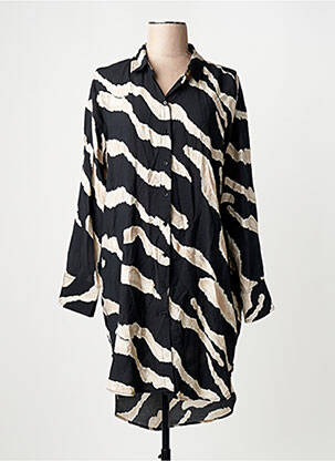 Chemisier coupe droite manches longues noir VERO MODA femme