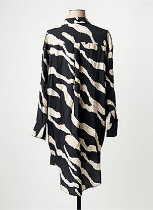 Chemisier coupe droite manches longues noir VERO MODA femme
