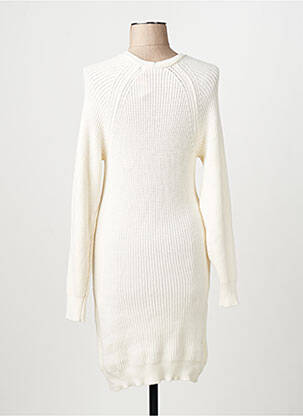 Robe pull beige MANGO femme