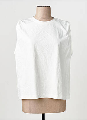 Débardeur blanc MANGO femme