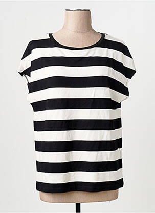 T-shirt noir STREET ONE femme