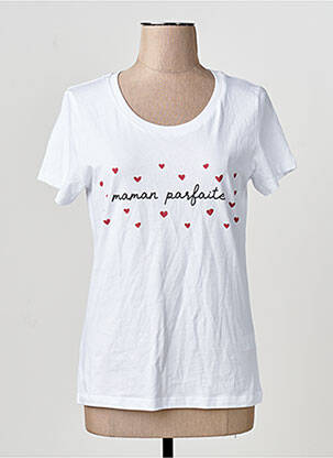 T-shirt blanc MONSIEUR TSHIRT femme