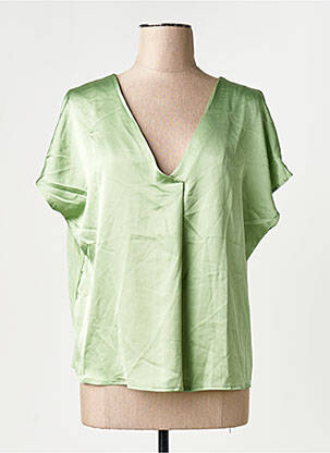 Chemisier vert MANGO femme