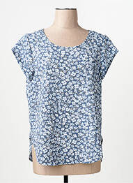 Blouse manches courtes manches courtes bleu ONLY femme