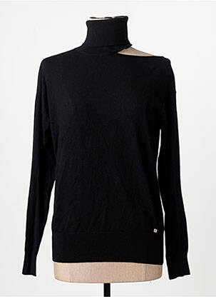 Pull col roulé noir KOCCA femme