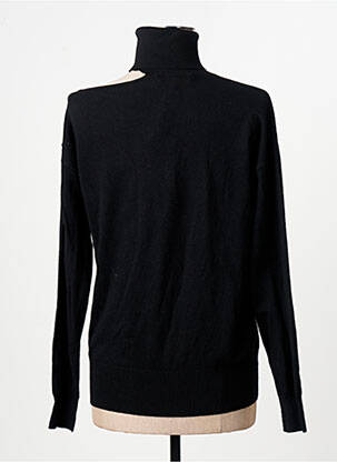 Pull col roulé noir KOCCA femme