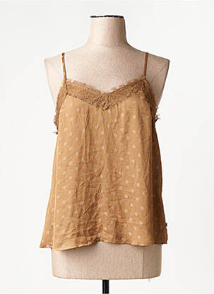 Top marron LE TEMPS DES CERISES femme