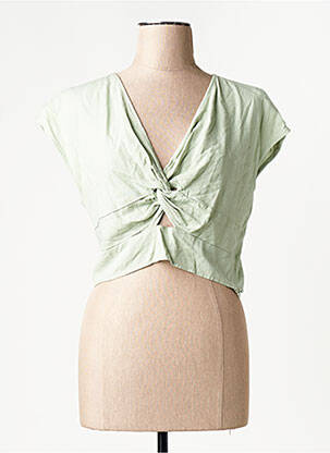 T-shirt coupe droite vert VERO MODA femme