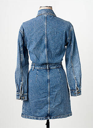 Robe courte bleu MANGO femme