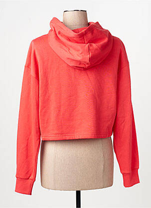 Sweat-shirt à capuche manches longues manches longues rouge ONLY femme