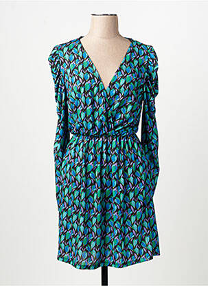 Robe mi-longue vert MORGAN femme