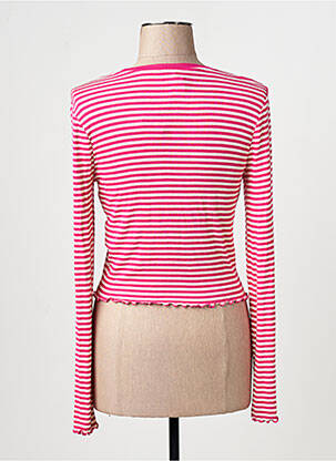 T-shirt manches longues manches longues rose ONLY femme