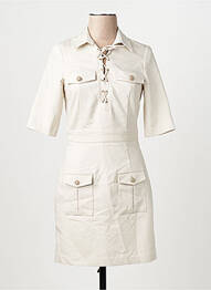 Robe courte beige MORGAN femme