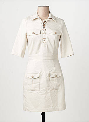 Robe courte beige MORGAN femme
