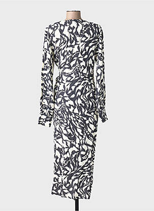 Robe longue noir MANGO femme