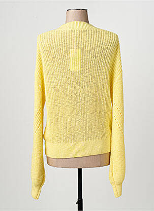 Gilet manches longues jaune GARCIA femme