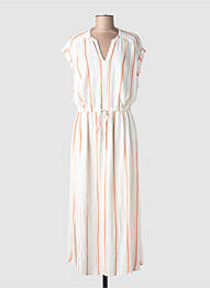 Robe longue blanc TOM TAILOR femme