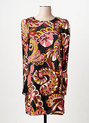 Robe mi-longue rose MANGO femme