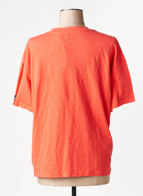 T-shirt orange SUPERDRY femme