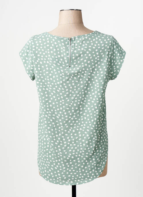 Top manches courtes manches courtes vert ONLY femme