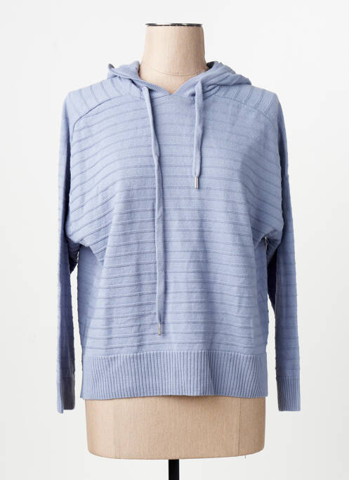 Sweat-shirt à capuche manches longues manches longues bleu ONLY femme