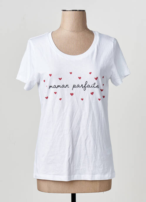 T-shirt blanc MONSIEUR TSHIRT femme