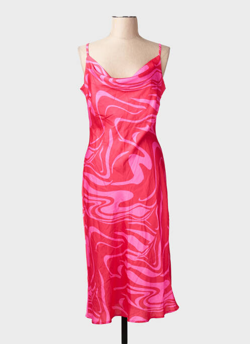 Robe mi-longue rose MORGAN femme