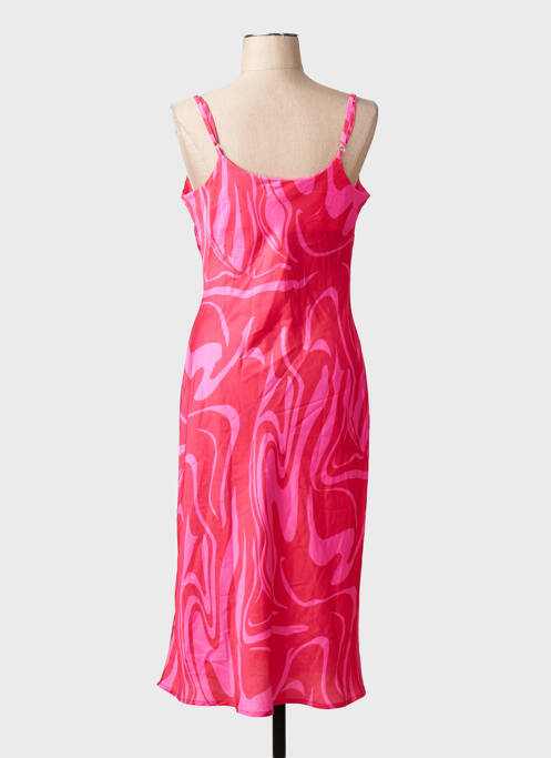 Robe mi-longue rose MORGAN femme