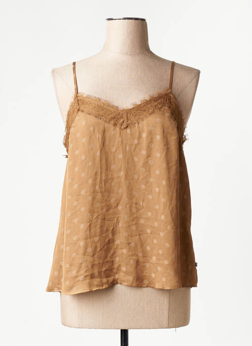 Top marron LE TEMPS DES CERISES femme