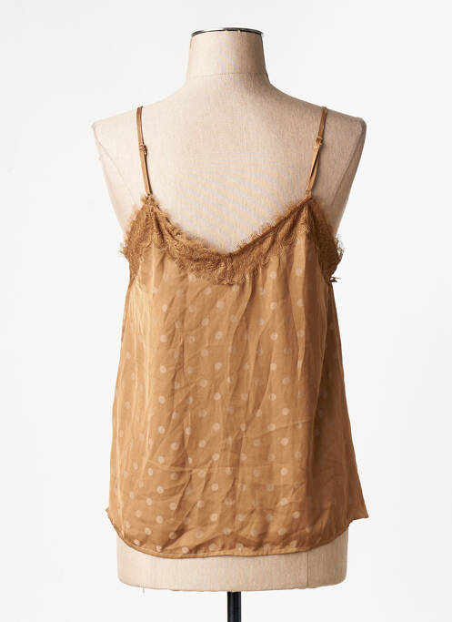 Top marron LE TEMPS DES CERISES femme