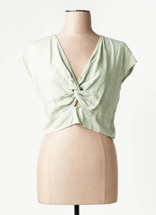 T-shirt coupe droite vert VERO MODA femme