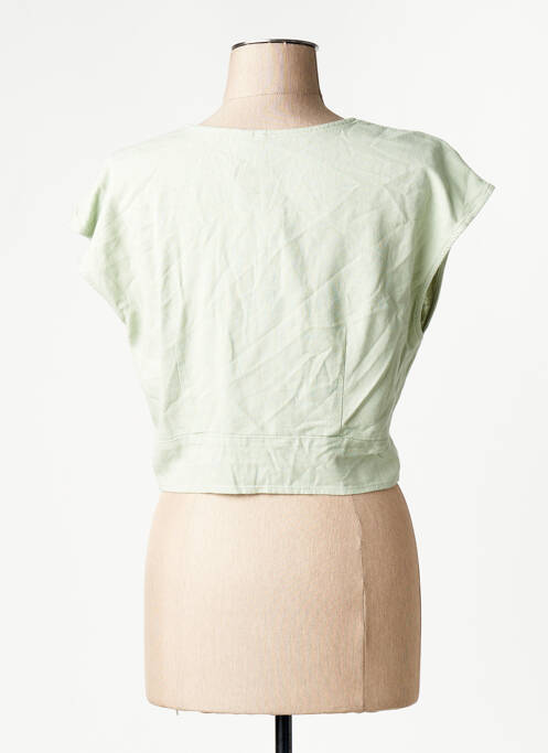 T-shirt coupe droite vert VERO MODA femme