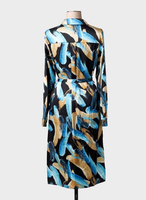 Robe longue manches longues manches longues bleu VILA femme