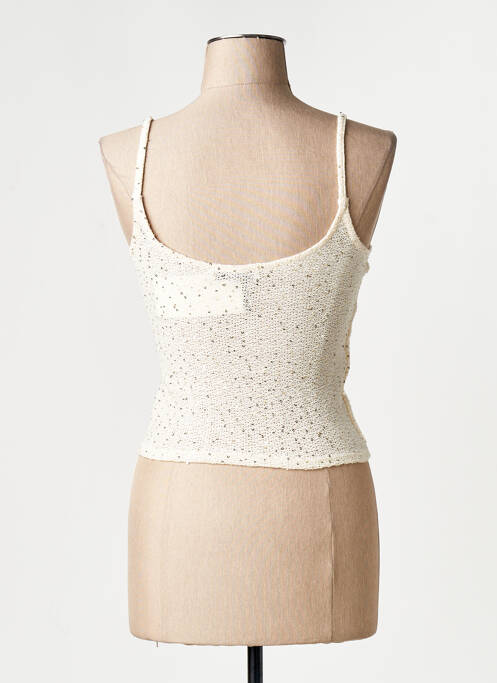 Débardeur beige MANGO femme