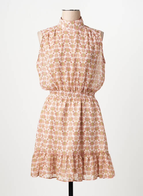 Robe courte rose MORGAN femme