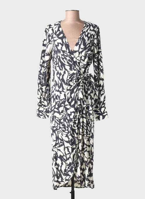 Robe longue noir MANGO femme
