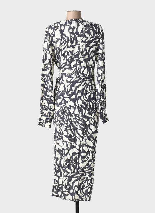 Robe longue noir MANGO femme