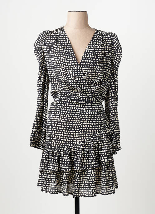 Robe mi-longue noir MORGAN femme