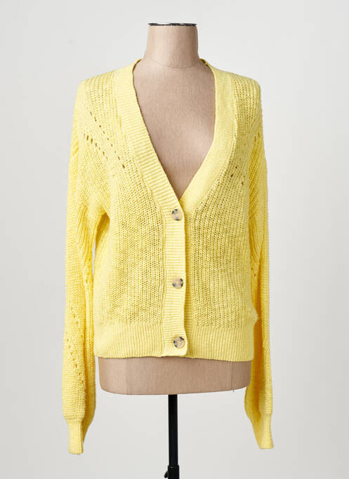 Gilet manches longues jaune GARCIA femme