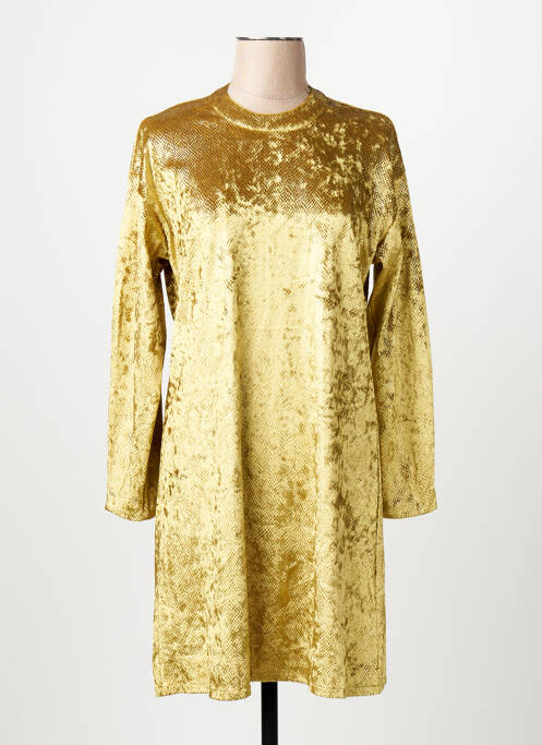 Robe mi-longue jaune MOLLY BRACKEN femme