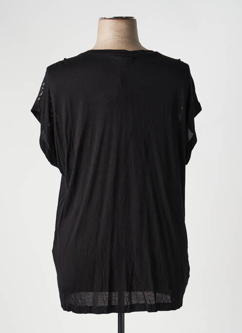 T-shirt coupe droite noir CARMAKOMA femme